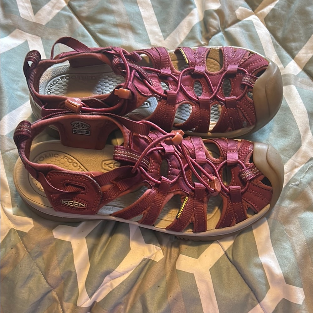 Keen Burgundy Outdoor Sandals